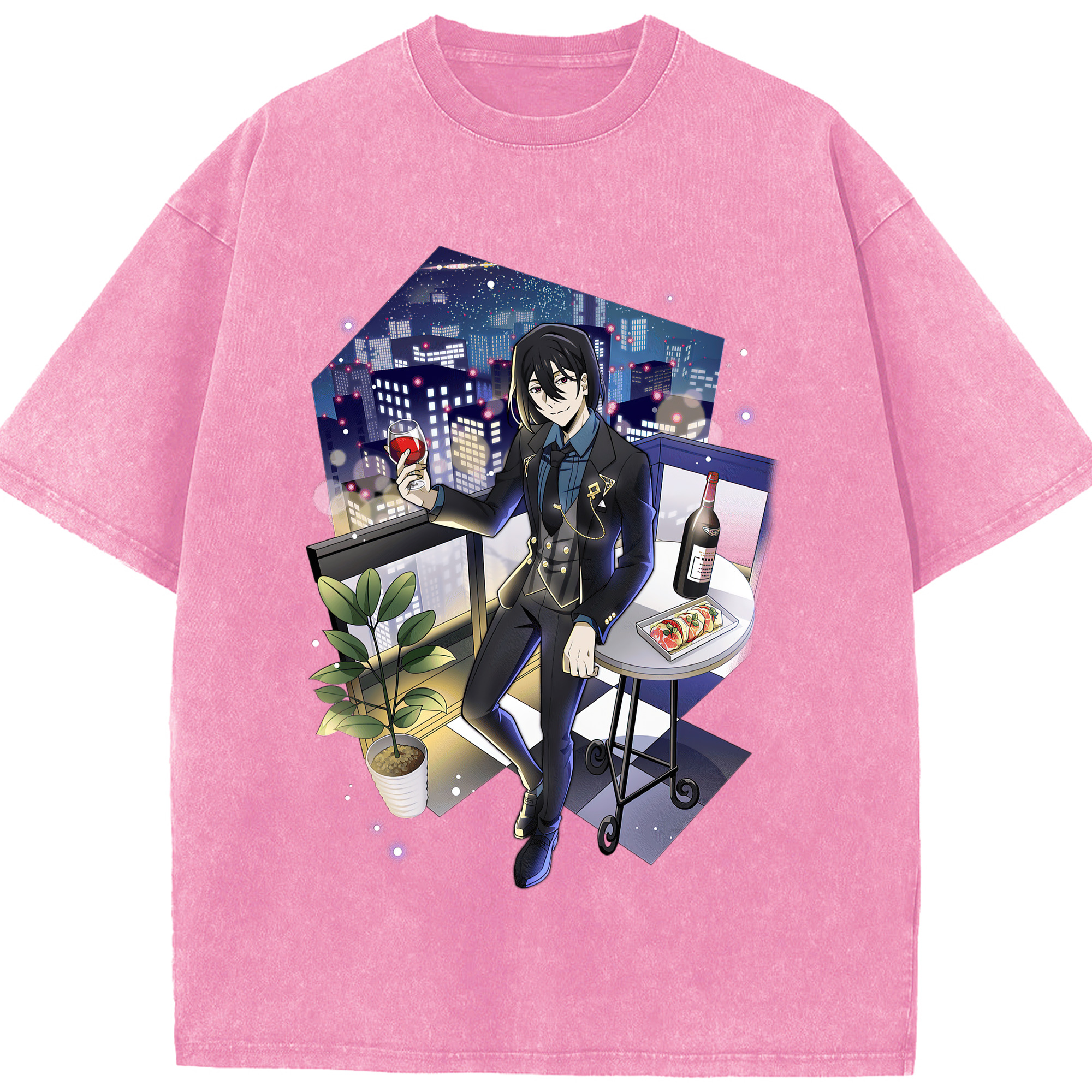 （画像用） 文豪ストレイドッグス Bungo Stray Dogs 綿100% ヴィンテージ風 半袖Tシャツ（フロントプリント）